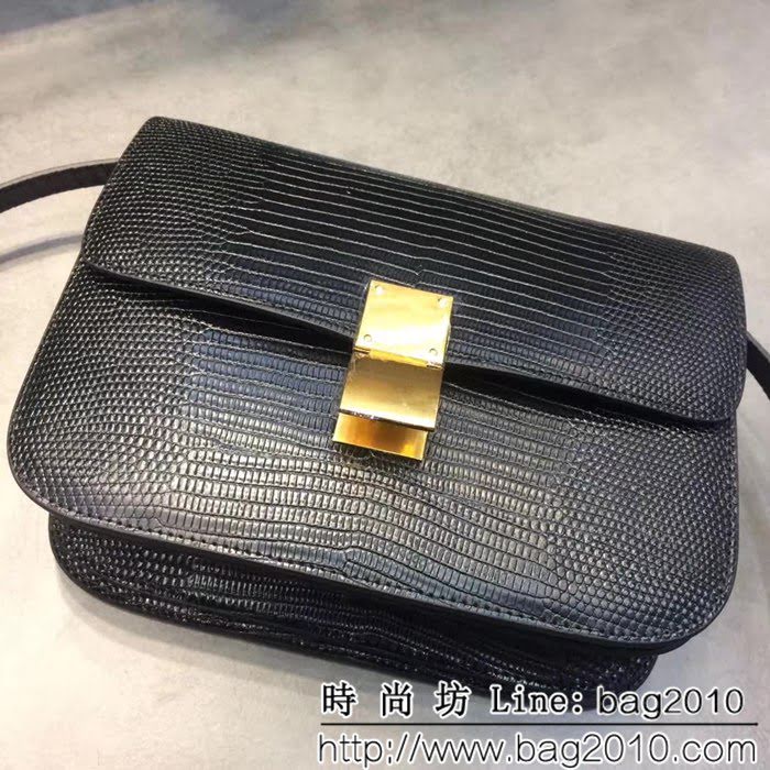 CELINE賽琳原單 蜥蜴紋豆腐包 可單肩斜跨 SL1291